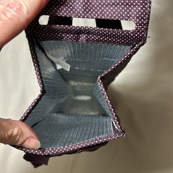 Thirty One Perfect Bottle Thermal Plum Gingham Pop - Picture 3 of 4